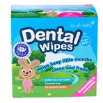 Wet wipes for gum hygiene 0-16 months, 28 pieces, Brush Baby