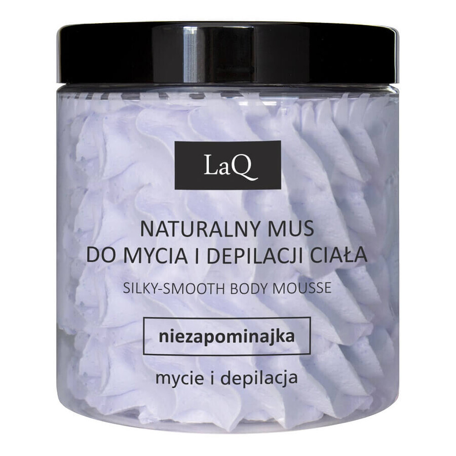 LaQ Unforgettable Body Cleansing and Depilating Natural Mousse, 250ml