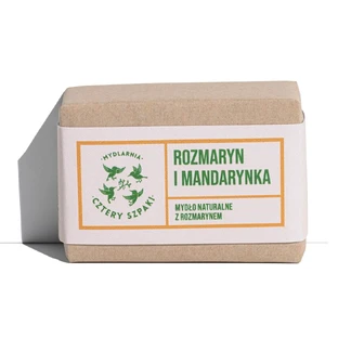 Mydlarnia Cztery Szpaki Jabón natural con romero y mandarina, 110g