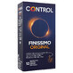 Control Finissimo Original prezervative extra-subțiri din latex natural, 12 bucăți