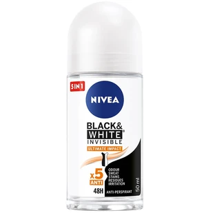 Nivea Black amp;White Invisible Ultimate Impact Antitranspirant Roll-on, 50ml
