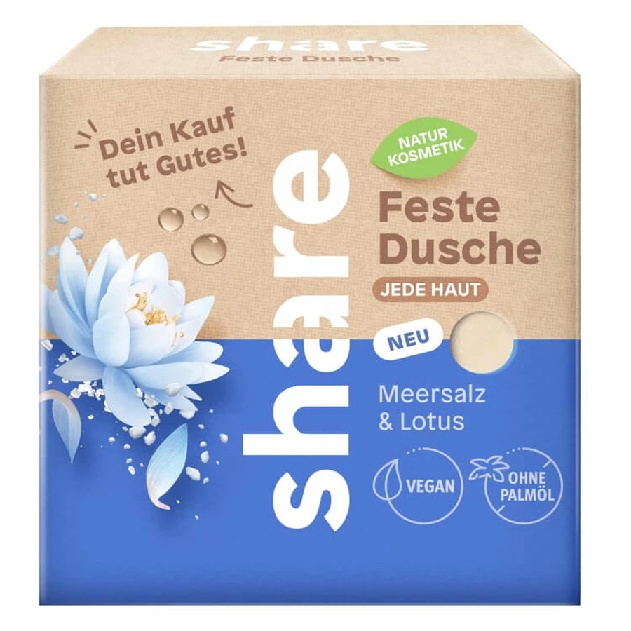 Partager Shower Cub au sel de mer et lotus el lotus, 60g