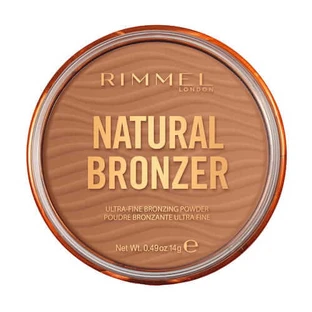 Rimmel Natural Bronzer Bronceador con purpurina iluminador 002 Sunbronze, 14g