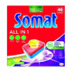 Somat, All in 1 Tablete de spălat vase cu lăm&#226;ie, 46 buc