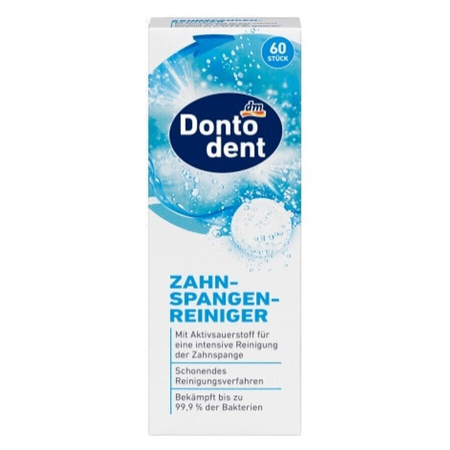 Winkel op Dontodent, reinigingstabletten voor orthodontische hulpmiddelen, 60 stuks Dontodent, reinigingstabletten voor orthodontische hulpmiddelen, 60 stuks