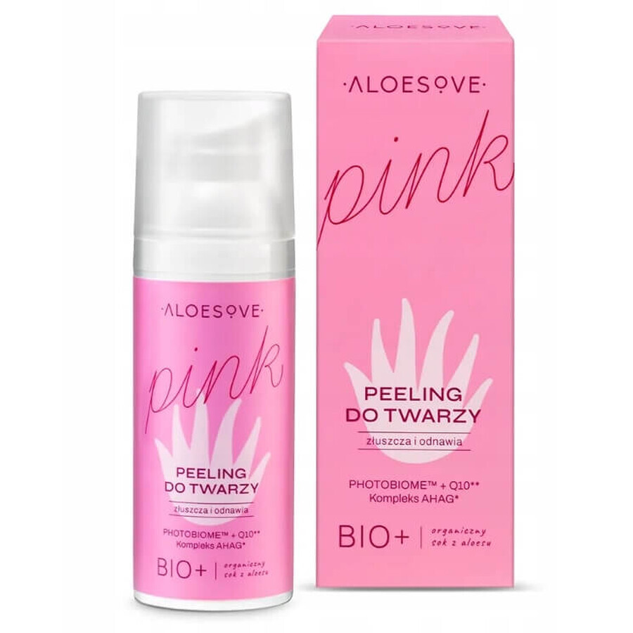 Aloesove Pink exfoliating face scrub 50 ml