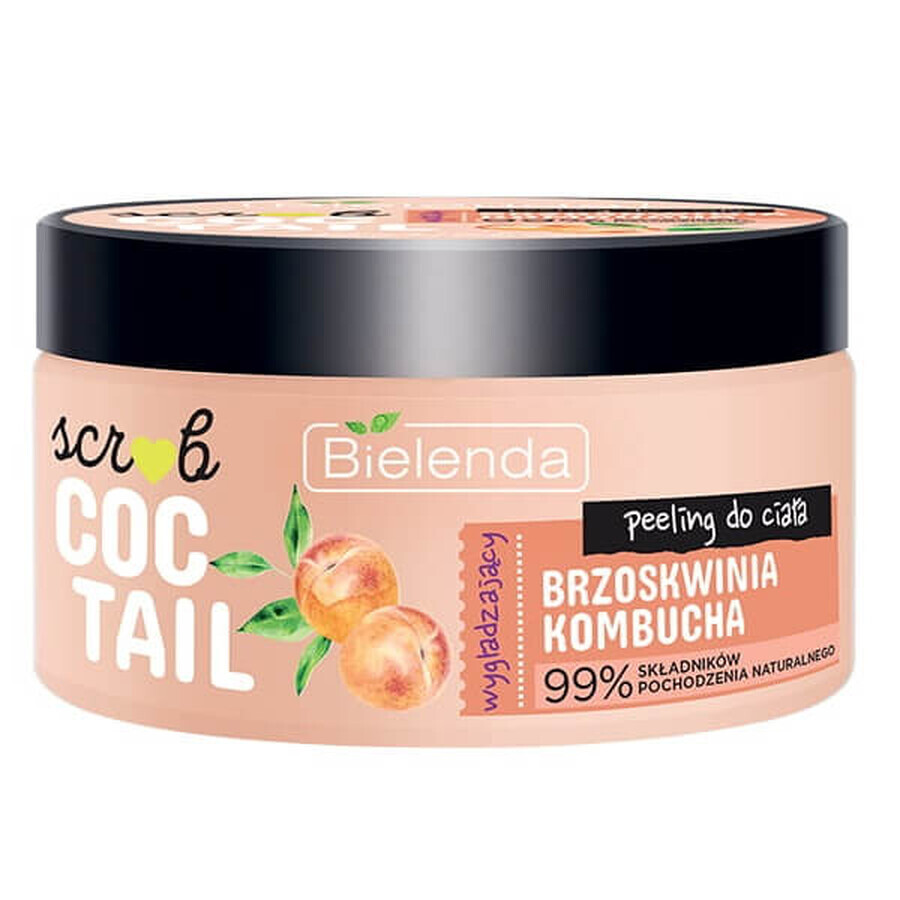 Cumpără Bielenda Scrub Coctail Exfoliant concentrat pentru corp Piersică + Kombucha, 350g Bielenda Scrub Coctail Exfoliant concentrat pentru corp Piersică + Kombucha, 350g