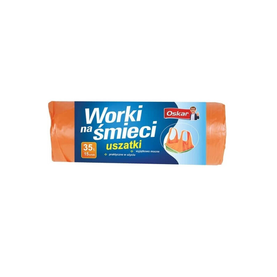 Oskar, Uszatki Bolsas de basura 35L, 15 piezas