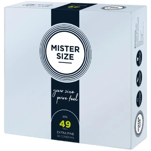 Preservativos Mister Size, 49 mm, 36 unidades