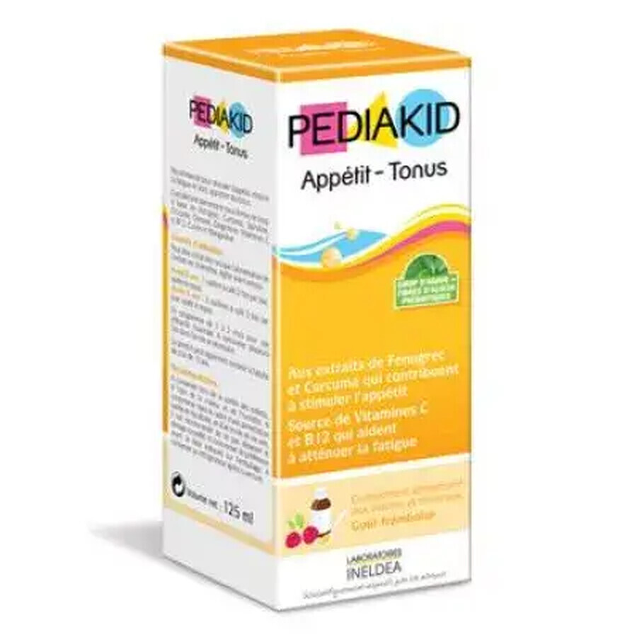 Appetit Tonus raspberry-flavoured syrup, 125 ml, Pediakid