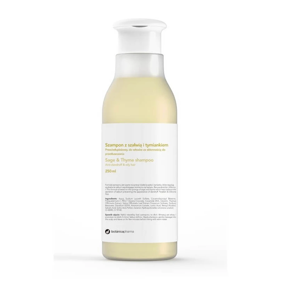 Botanicapharma Shampoo with chia and thyme, 250ml