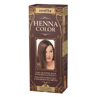 Venita Henna Colour Loción colorante a base de plantas con extracto de henna 18 Vino Negro, 75ml