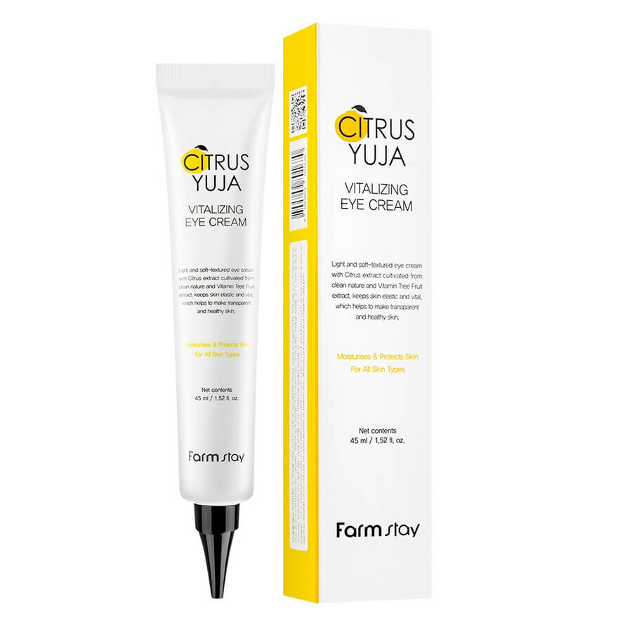 FarmStay Citrus Yuja Crème revitalisante pour les yeux, 45ml