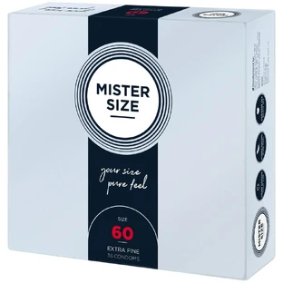 Mister Size, préservatifs de 60 mm, 36 pièces