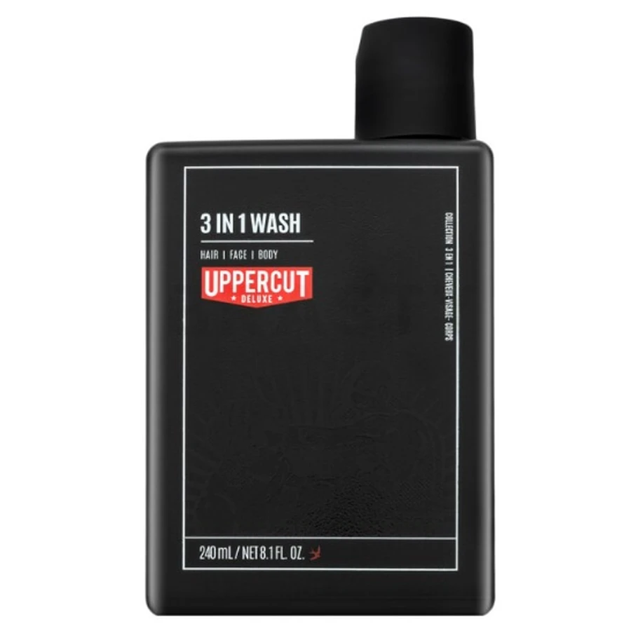 Uppercut Deluxe 3 in 1 Wachs-Waschmittel und Körper-Shampoo, 240ml