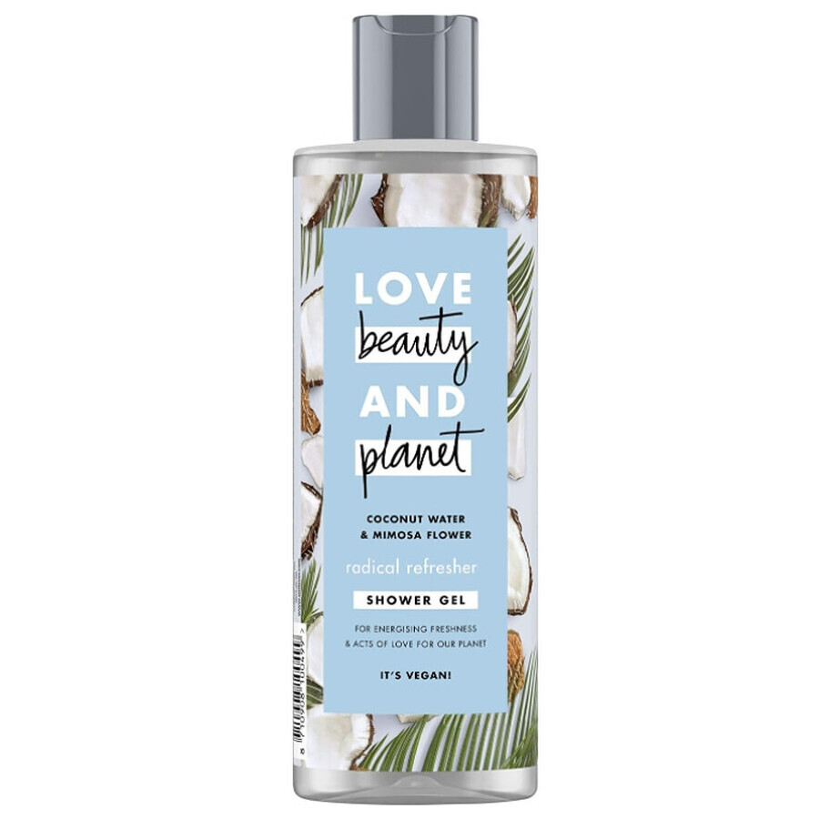 Cumpără Love Beauty And Planet, duș el, apă de nucă de cocos și flori de mimosa, 400 ml Love Beauty And Planet, duș el, apă de nucă de cocos și flori de mimosa, 400 ml