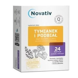 Novativ Thyme and Podbia, 24 tablets