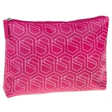 Inter Vion Geometric Cosmetic Envelope Bag Magenta
