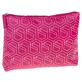 Inter Vion Geometric Cosmetic Envelope Bag Magenta