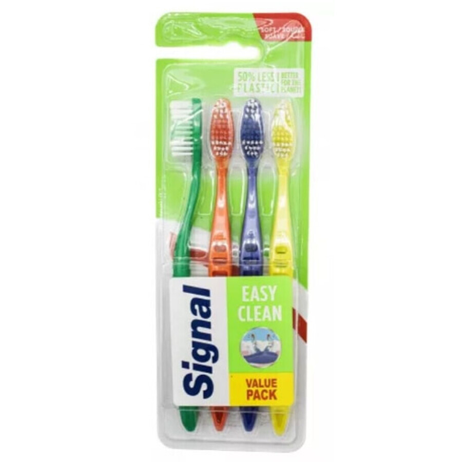 Shop Signal Easy Clean weiche Zahnbürsten, 4 Stück Signal Easy Clean weiche Zahnbürsten, 4 Stück
