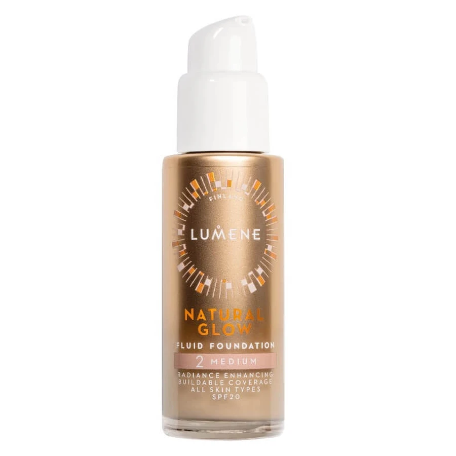 Lumene Brightening and Smoothing Foundation 2 Medium SPF20, 30ml
