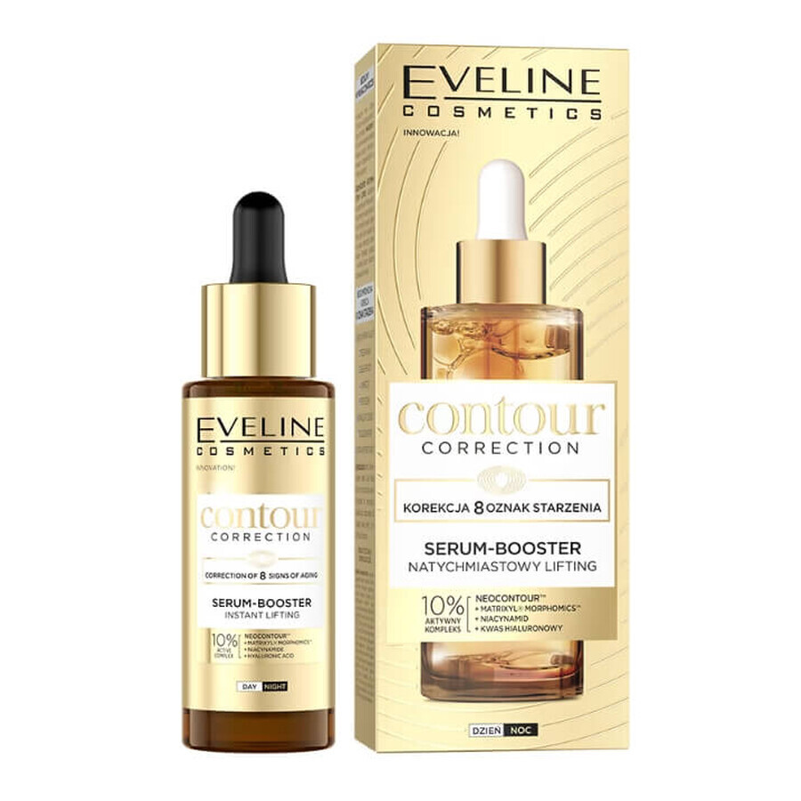 Eveline Cosmetics, Correzione del contorno, Siero stimolante per il viso, 30 ml