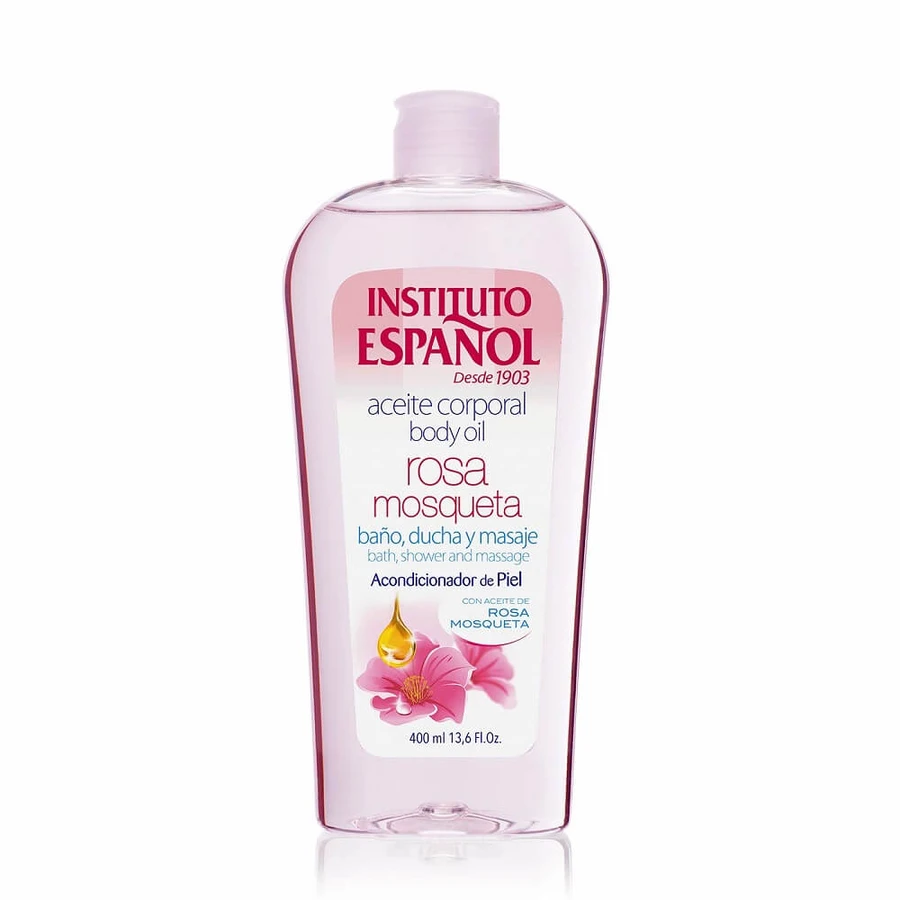 Instituto Espanol Aceite Corporal y de Baño Rosa Mosqueta, 400ml