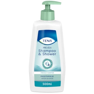 Tena Shower amp ; Shampooing el wash et shampooing 2in1 500ml