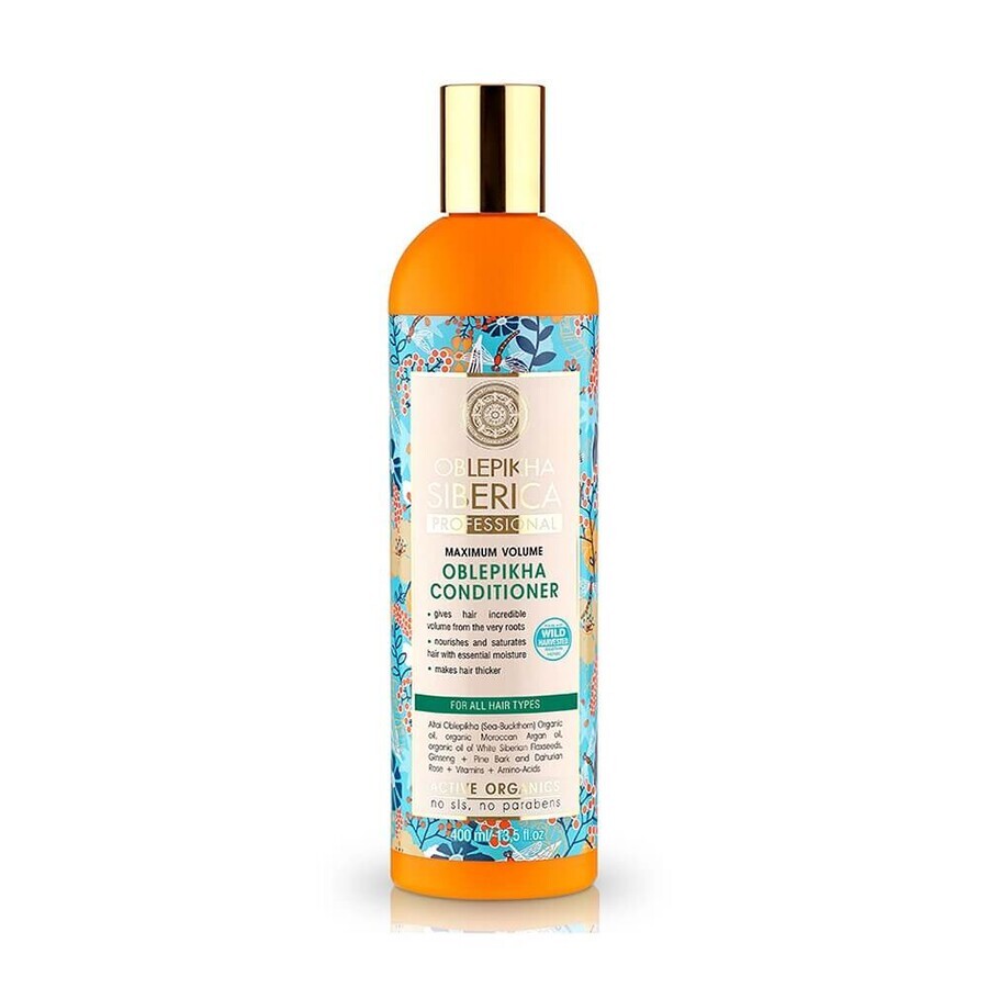 Natura Siberica Oblepikha Professional Rokitnikov hair volume intensifier, 400ml