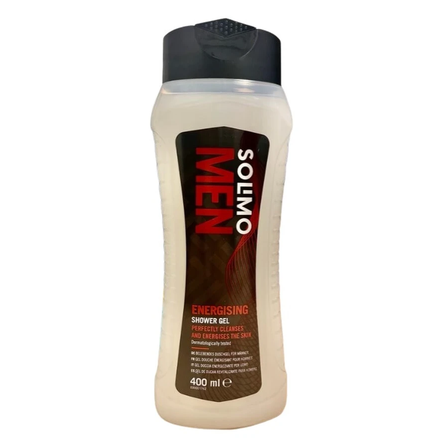 Solimo, gel de ducha energizante para hombre, 400ml