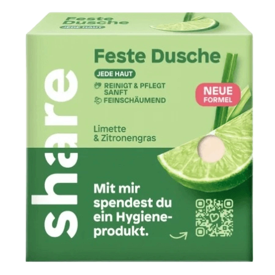 Share, barra de ducha el, lima y hierba limón, 60g