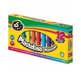Agujas, plastilina, 12 colores