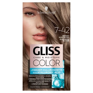Gliss Wax Colour Permanent 7-42 Slank Naakt Blond