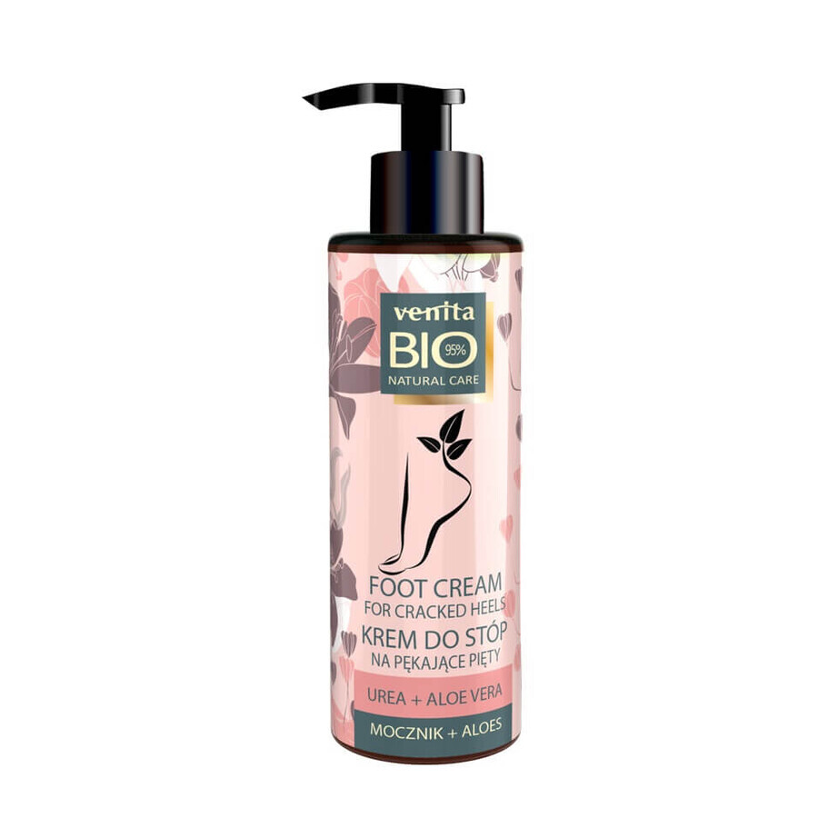 Venita Bio Crema Pita Naturale Urea + Estratto di Aloe Vera, 100ml