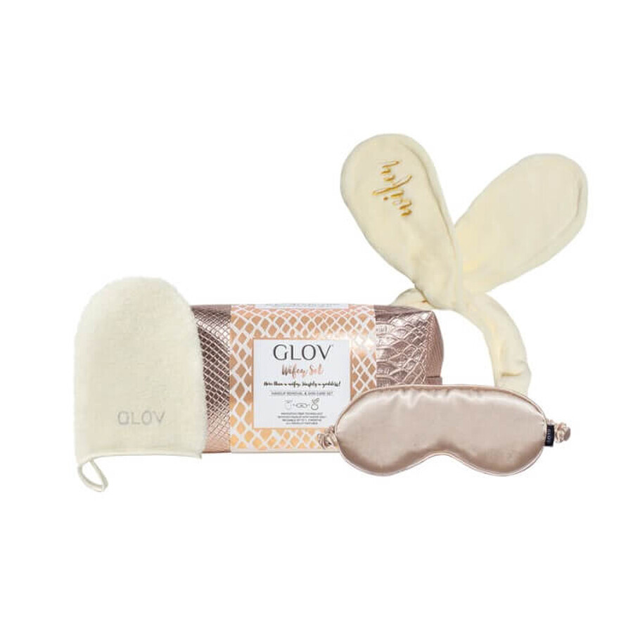 Glov Wifey On-The-Go Set mănușă + brățară + mască + geantă cosmetică