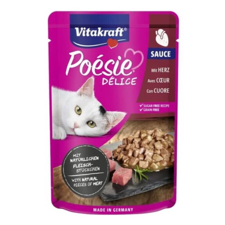 Vitakraft, Katzenfutter-Herzen in Soße, 85g
