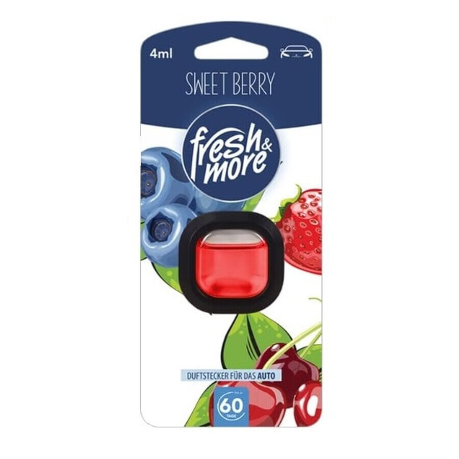 Fresh amp; More, Sweet Berry, ambientador de coche, 4ml