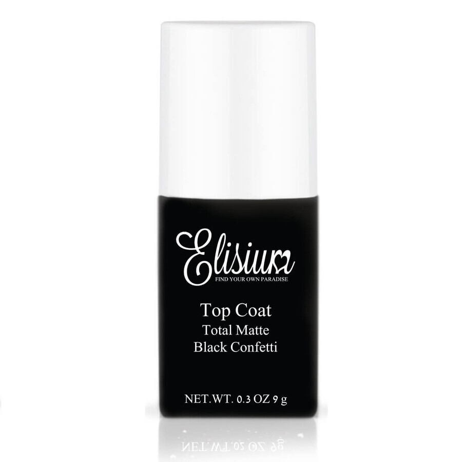 Acquista Elisium Matte Top per vernici ibride Black Confetti, 9g Elisium Matte Top per vernici ibride Black Confetti, 9g