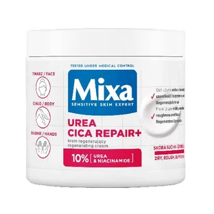 Mixa Urea Cica Repair+ Crema Regeneradora Rostro y Cuerpo, 400ml