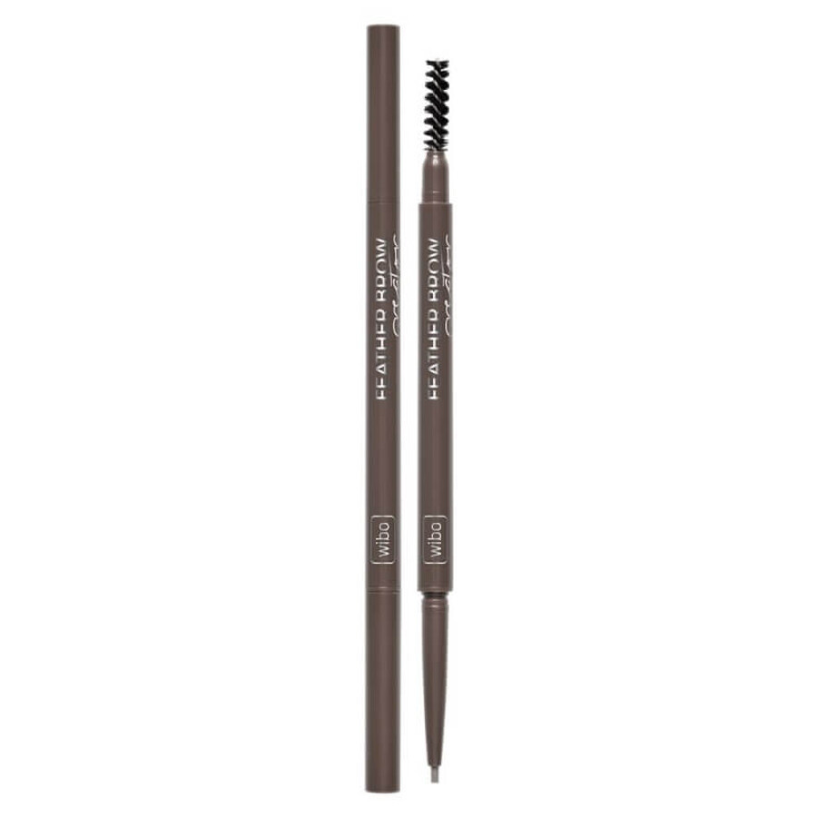 Wibo Feather Brow Creator con pennello marrone morbido