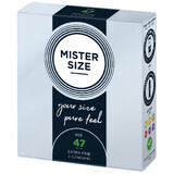 Mister Size, préservatifs de 47 mm, 3 pièces