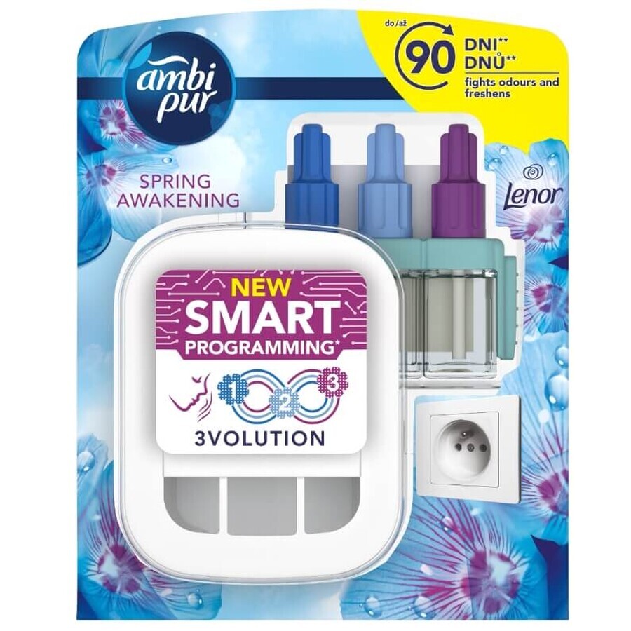 Ambi Pur 3Volution Rafraîchisseur d'air électrique Réveil du printemps Rafraîchisseur d'air 20 ml