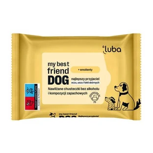 Luba my best friend DOG Wet wipes for sensitive areas, 25 pieces