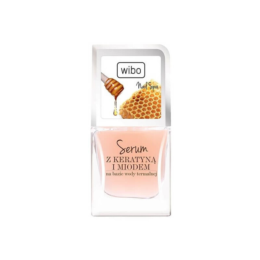 Wibo Nail Spa Siero per unghie con cheratina e miele, 8,5 ml