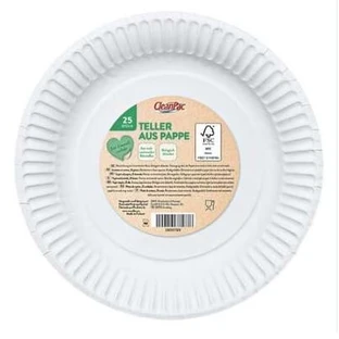 CleanPac, placas redondas, 6 piezas