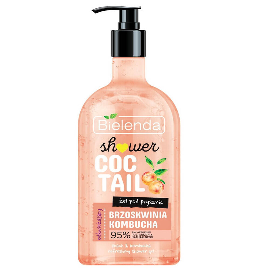 Bielenda Douche Cocktail Verfrissend Douche Elixer Perzik + Kombucha, 400ml
