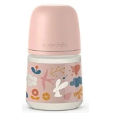 Suavinex, Slow flow bottle, pink 150 ml