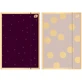 A4 folder with elastic, Satin Gold 3