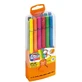 Tricolor markers, 12 colors