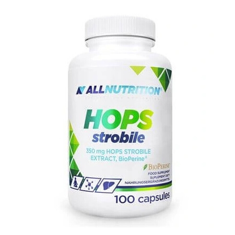 Allnutrition Hops Strobile, 100 capsules